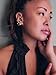Handmade Vine Pearl Cuff Earring (Silver) for Women and Girls Handcrafted with Love in the USA Jewelry