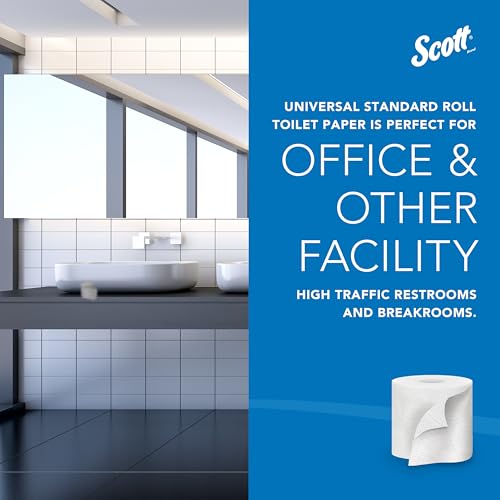 Scott Professional Standard Roll Toilet Paper, Bulk, 80 Rolls (04460) - image 9