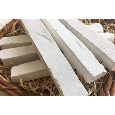 MONASTIC SAWN edible Chalk chunks (lump) natural for eating (food), 4 oz (113 g)