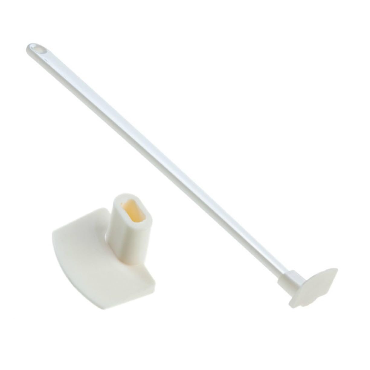 Spatule en Silicone à Long Manche de Bocal Spatule de Grattoir de