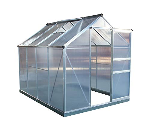 Westmann Hochbeet Store & Grow 120x120x169 cm Gewächshaus Frühbeet Anzuchtkasten Kräuterbeet Treibhaus