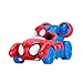 Marvel Spidey and His Amazing Friends Amazing Metals 4 Pack - Four 3-Inch Die-Cast Water-Webs Vehicles with Built-in-Characters