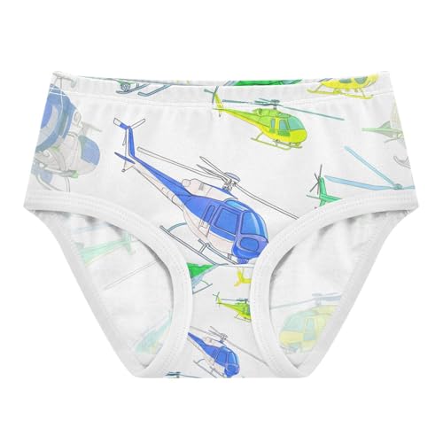 Helicopters Colors Blue Toddler Girls's Underwear 2T 202c1432