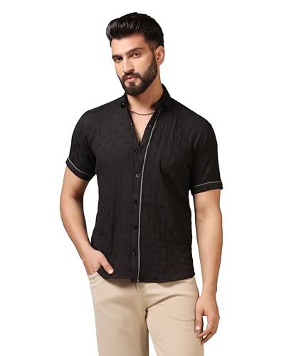 Image of TOPLOT Men's Regular Fit Casual Shirt