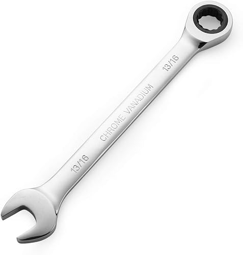 FLZOSPER 1316 pulgadas SAE caja final cabeza engranada, llave combinada de trinquete de 72 dientes