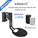 EMAQUIN Wall Mounts Brackets-Pair Set(2PCS) for Sonos Era 100 Speaker(Include 2PCS,Swivel and Tilt,Sturdy Metal,Enduring Paint Finish,Easy to intall,Compatible with Sonos Era 100,Black Pair)