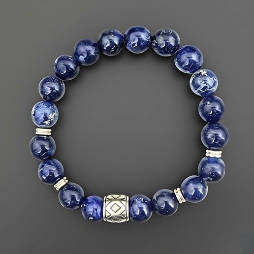 Image of THE MEN THING Natural Stone Bracelets - Adjustable Beaded Wristwear for Men & Boys (Multi-Design Collection)