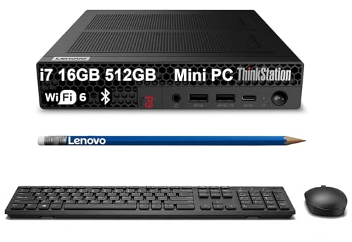 Lenovo ThinkStation P3 ���^���[�N�X�e�[�V�����f�X�N�g�b�v (Intel 20-Core i7-14700�A16GB DDR5�A512GB SSD�ANVIDIA T400 4GB GPU) AI-Ready Business Mini