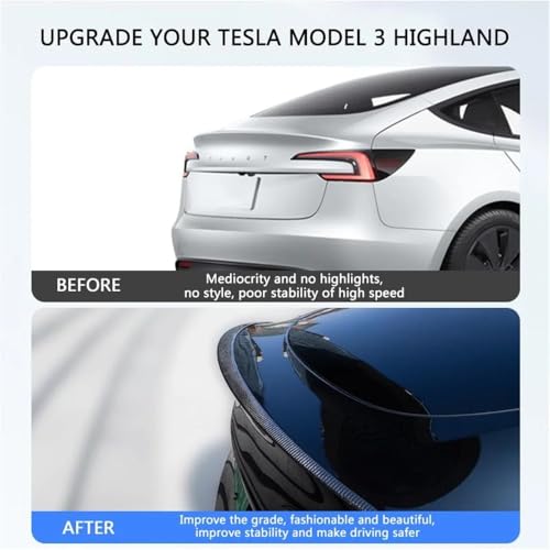 Spoiler modèle 3 Highland ABS noir mat pour look sportif unique - 7
