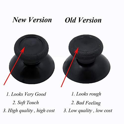 Queenbox 6 Pcs 3D Replacement Joystick Analog Thumb Stick With Tool For Xbox One X Elite S Slim Controller Analogue Thumbsticks Caps Mushroom #TOP6