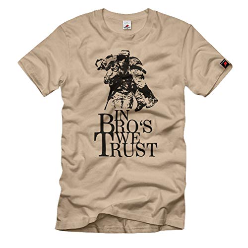 T-shirt soldat Bundeswehr beige taille M en tissu résistant aux lavages