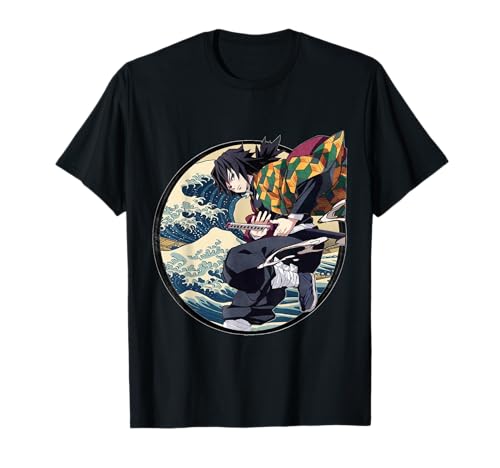 Slayeri Demons Manga Style, Anime Katana Water T-Shirt