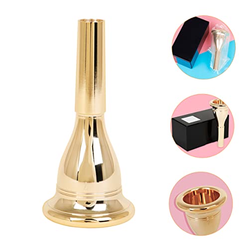 Supvox 3 Pcs Large Mouthpiece Brass Instruments Tool Accessories For Men Flute Accessories Tuba Mouthpiece Case Sousaphone Mouthpieces Tuba Replacement Mouthpiece Instrument Supply Golden #TOP6