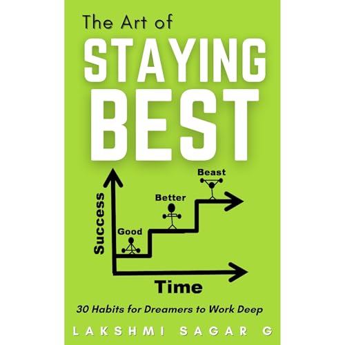 The Art of Staying Best:-30 Habits for dreamers to work deep Audiolibro Por Lakshmi Sagar G arte de portada