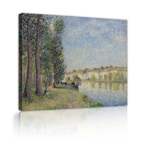 Tableau impressionnisme Sisley Le Loing à Moret pour décorer votre salon