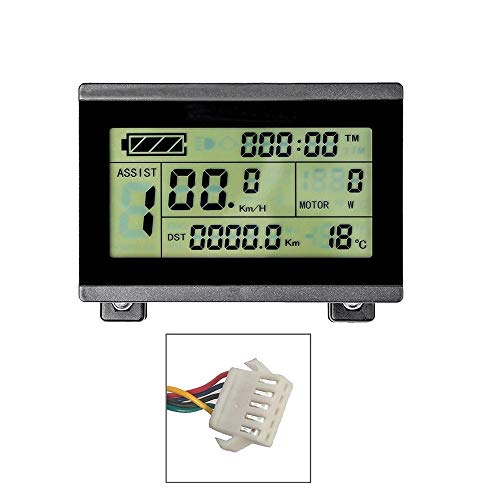Brands RICETOO KT Display LCD3 Control Panel Display Electric Bicycle Accessories 24V 36V 48V 72V Ebike Display LCD3U. (KT-LCD3 with USB SM Plug)