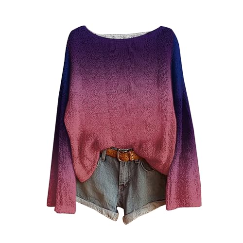 Vintage Sweater for Women 2025 Fall Boho Cottage Core Tops Casual Plus Size Quirky Western Inspired Ethnic Outfits