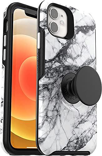 Coque iPhone 12 Mini OtterBox Pop Symmetry Marbre Blanc