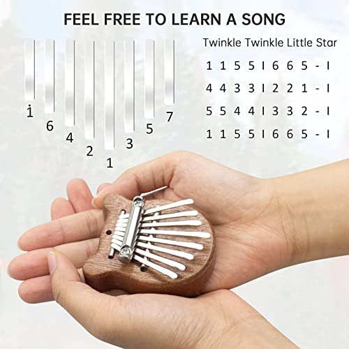 Mini Kalimba Pouce Piano Portable Poche Pouce Piano pour Enfants Cadeau Exquis Bois Massif Doigt Piano Portable Marimba… - Les Beatles, Paul McCartney, John Lennon, RIngo Starr, George Harrison Mini Kalimba Pouce Piano Portable Poche Pouce Piano pour Enfants Cadeau Exquis Bois Massif Doigt Piano Portable Marimba… – Image 5