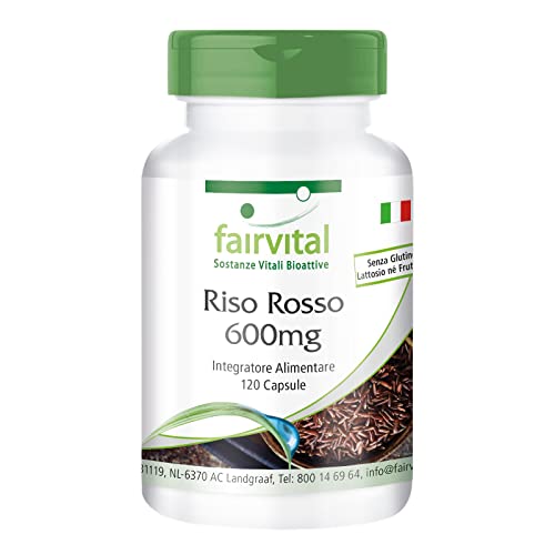 Fairvital Estratto di Riso Rosso 600 mg - 120 Capsule Vegane