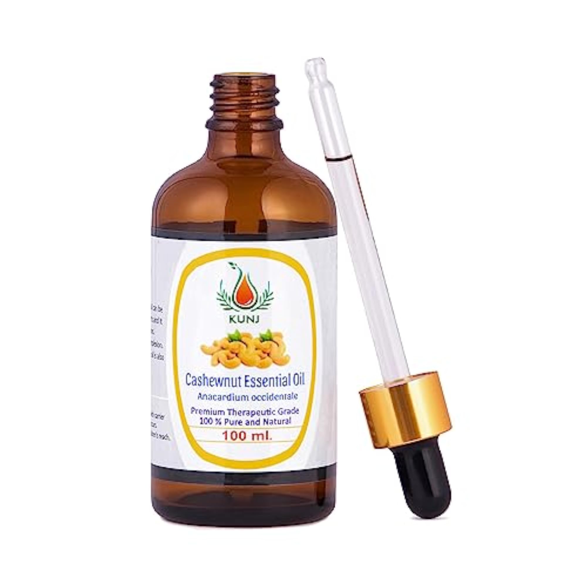 KUNJ Cashewnut 100% Pure & Natural Essential Oil, Therapeutic Grade