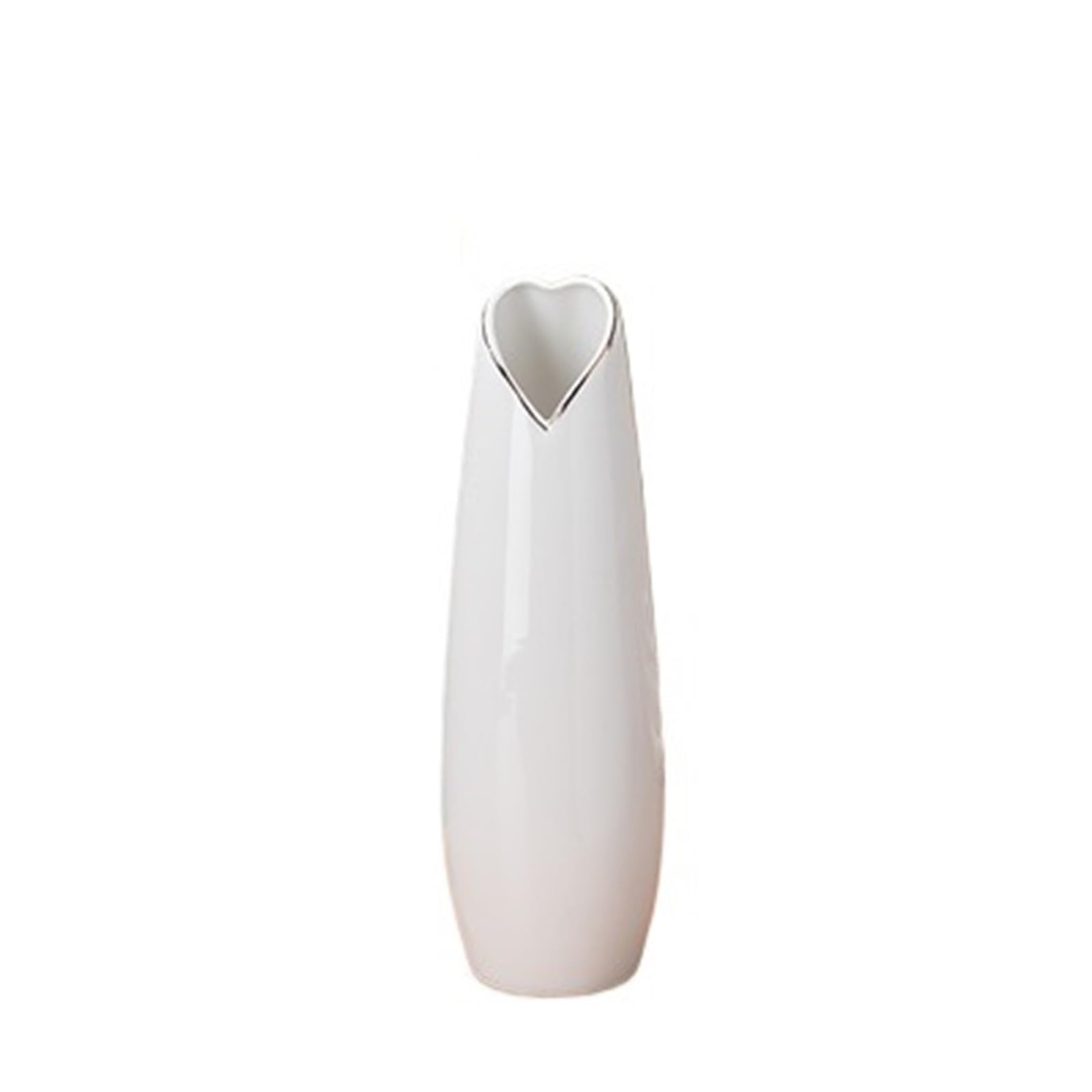 Geometric Vases 30cm Porcelain Vase Ceramic Tabletop Flower Study Hallway Home Wedding Decoration(StyleY)