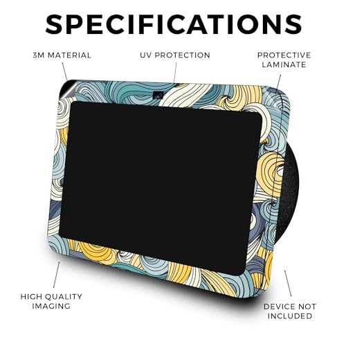 Image of Skin Compatible with Amazon Echo Show 8 (3rd Gen, 2023) - Turbulence - Premium 3M Vinyl Protective Wrap Decal Cover - Easy to Apply | Crafted in The USA by MightySkins