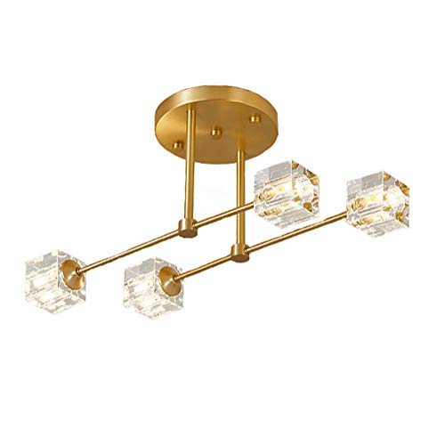 Chandelier G9 Sputnik LED à 6 lumières pour salon et cuisine