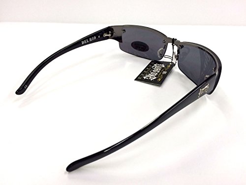 Authentic Shades Del Rio Gun Metal Sunglasses California Lowrider Style4