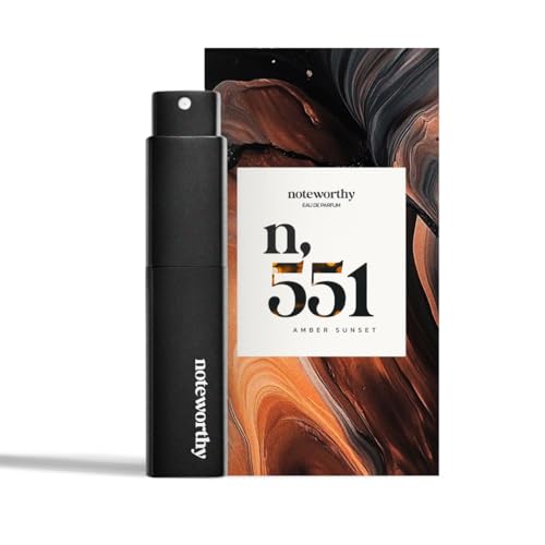 Noteworthy n,551 Santal Cashmere Eau De Parfum – Lily of the Valley, Amber, Sandalwood | Long-lasting Unisex Perfume for Women & Men (Travel)