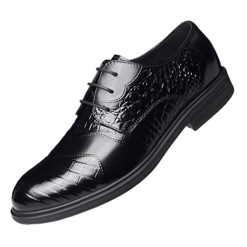 Men’s Classic Oxfords Shoes for Men, Pointed Toe Lace-up Fashion Classic Pointed Toe Comfortable Loafers Wedding Prom Formal Dress Casual Shoes for Men