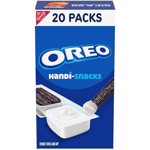 Handi-Snacks OREO Cookie Sticks 'N Creme Dip Snack Packs, 20 Snack Packs