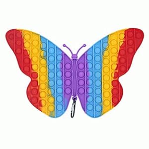 Gtytrxi Decompressie Toy, Push Bubble Sensory Toy Autisme Speciale behoeften Stress Toy Silicone Squeezing Stress…