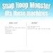 Multi Needle Snap Hoop Monster for Baby Lock/Brother (8