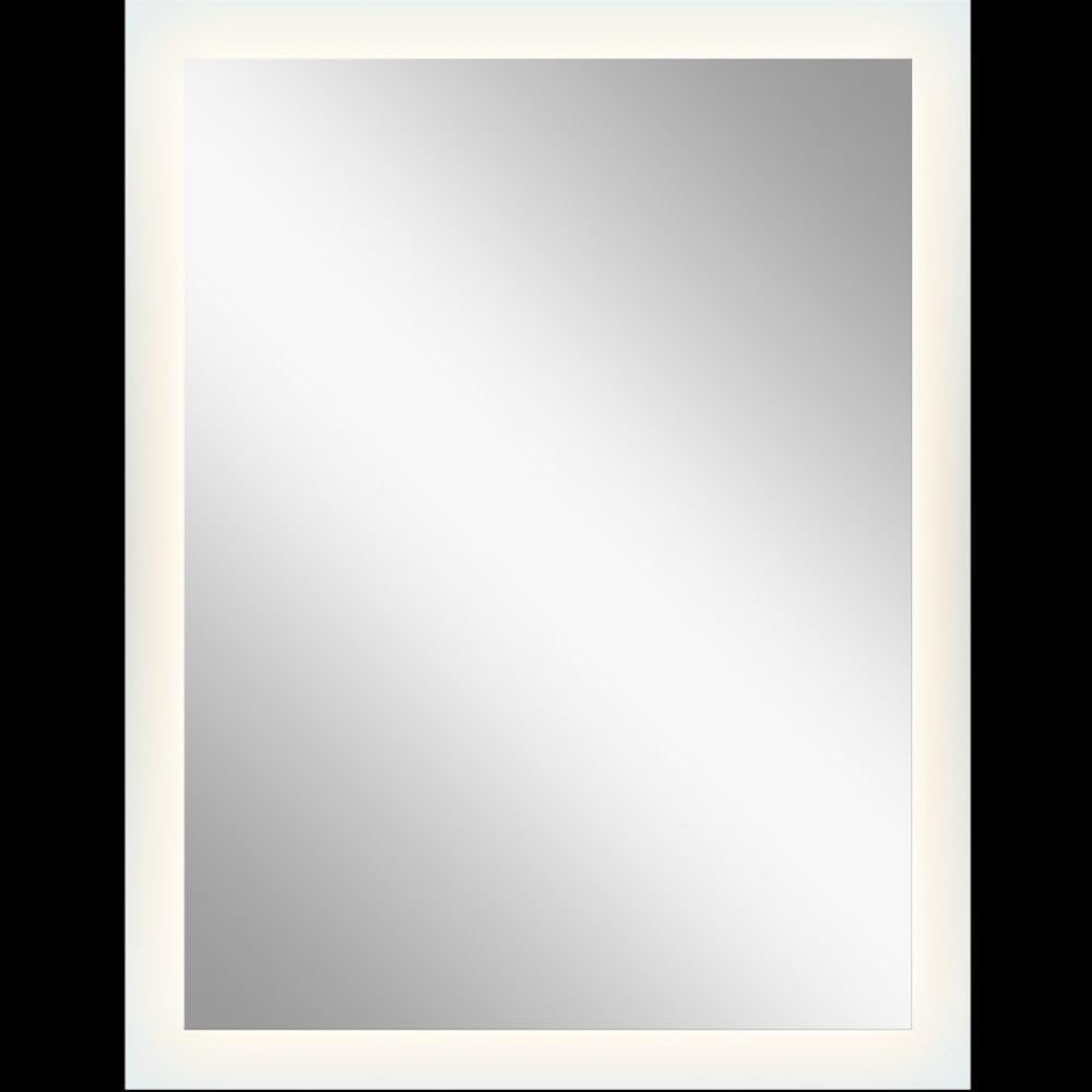 Elan Frosted Glass Rectangular LED Bathroom Vanity Mirror