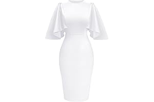 Memoriesea Women's Ruffle Flared Sleeve Communion Outfit