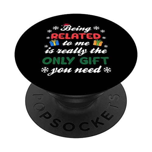 Estar relacionado conmigo es realmente el único regalo que necesitas PopSockets PopGrip Intercambiable