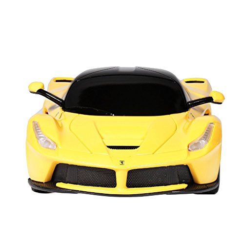 RASTAR 1/24 Scale Ferrari LaFerrari Radio Remote Control Sport Racing Car RC,Yellow