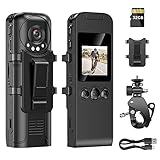 Losfom Z02 WiFi Body Camera, 1296P Body Worn Camera with Audio and Video Recording, 32G Card Include