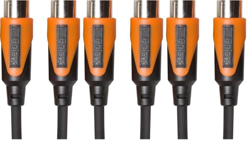 Câble Midi Roland RMIDI-B10 Black robuste avec conducteurs haute fidélité
