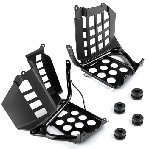 LH RH Black Nerf Bars Heel Guards Footrest for Yamaha 1990-2006 YFZ350 Banshee 350 3GD-27445-00-00 3GG-21691-00-00