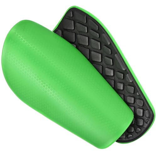PATIKIL Soccer Shin Guards Size M EVA Cushion Protection Green