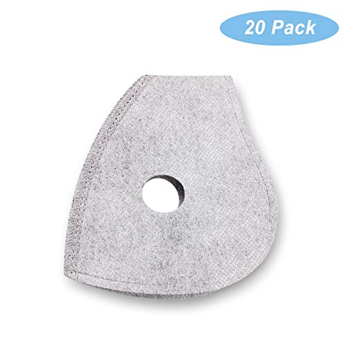 PM2.5 Filters Cotton Sheet with Activated Carbon Layers, Filter Replacement for Dust Running