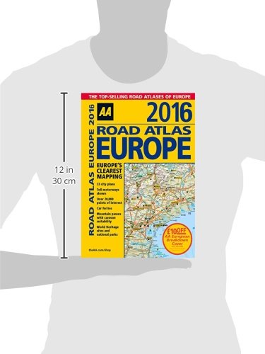 Aa Road Atlas Europe 2016