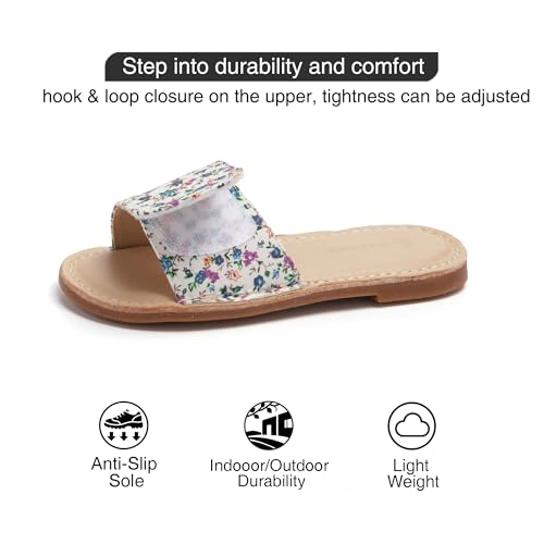 Image of THEE BRON Girls Cute Slip-On Slippers Stylish Sandals for Toddlers & Kids