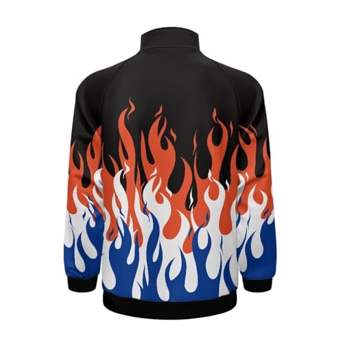 Image of Men's Lightweight Jackets Casual Full Zip Fleece Jacket Men Coats Fashion Long Sleeve Sweatshirt