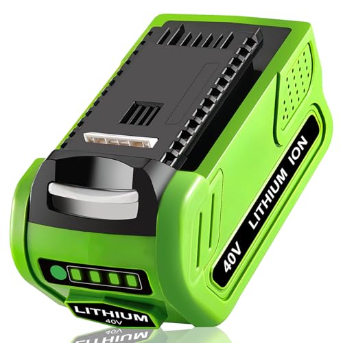 Image of 1Pack 6000mAh Lithium ion Replacement for Greenworks 40V Battery 6.0Ah 29462 29472 29252 20202 22262 25322 Compatible with Greenworks 40Volt GMAX Battery Cordless Power Tools