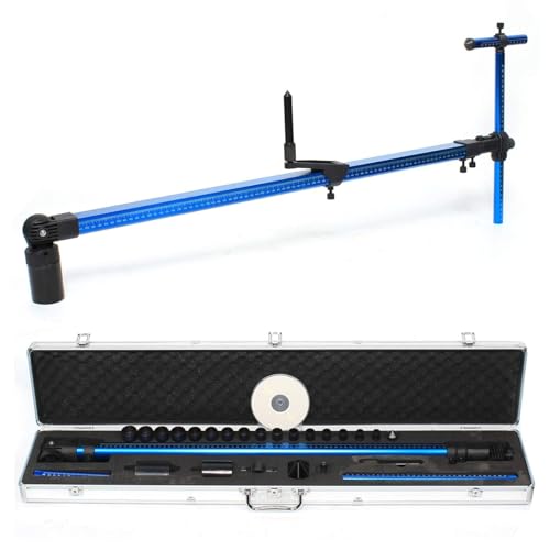 2D Measurement System, Universal Auto Body Frame Measuring Machine Tram Gauge High Precision Retractable Measure Equipment Repair Tool for Construction, Machinery Maintenance