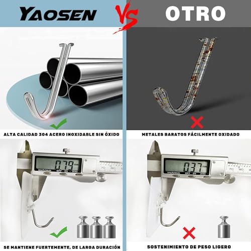 La Mejor comparativa de Ganchos Adhesivos Transparentes Top cinco. 27 Imagen adicional