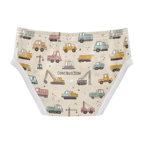 Wusikd Cute Construction Vehicles Boys' Underwear Cotton Boys Briefs Soft Toddler Underwear 2T2